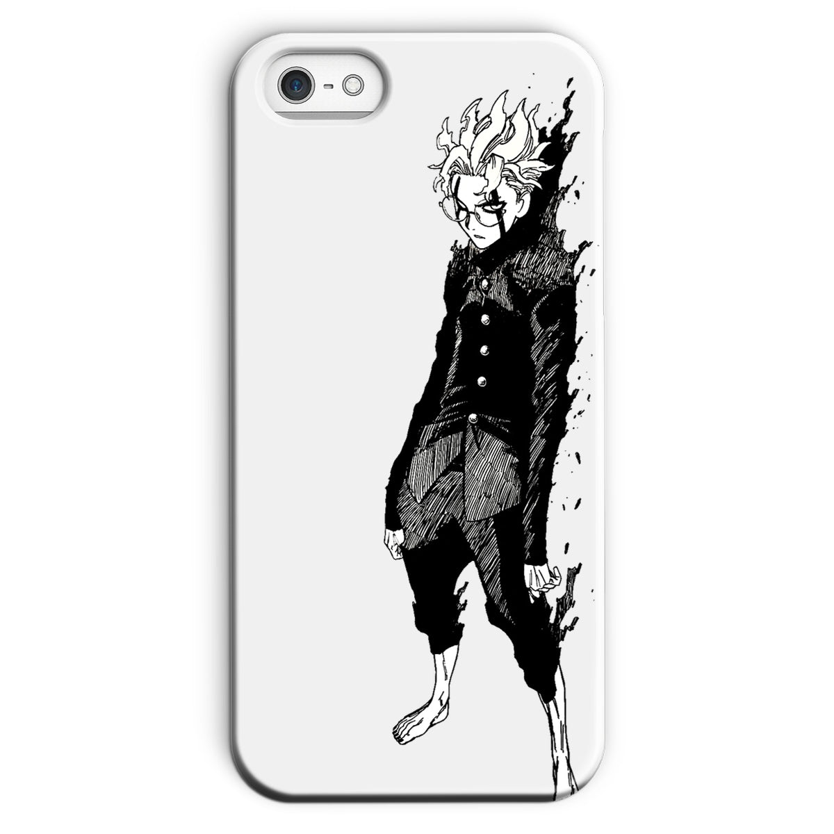 Dandadan: Turbo Granny Transformation Black & White Snap Phone Case