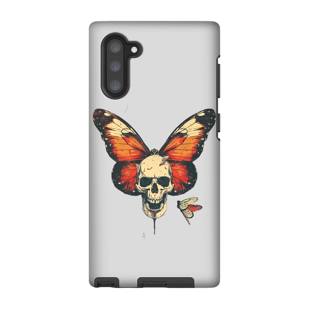 Butterfly With Skeleton Face Tough Phone Case Phone & Tablet Cases Prodigi Samsung Galaxy Note 10 Gloss 