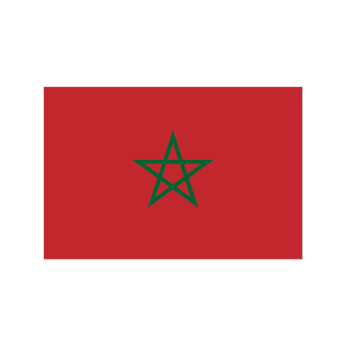 Morocco Flag Tattoo (Temporary) Tattoos Prodigi 3"x4"  