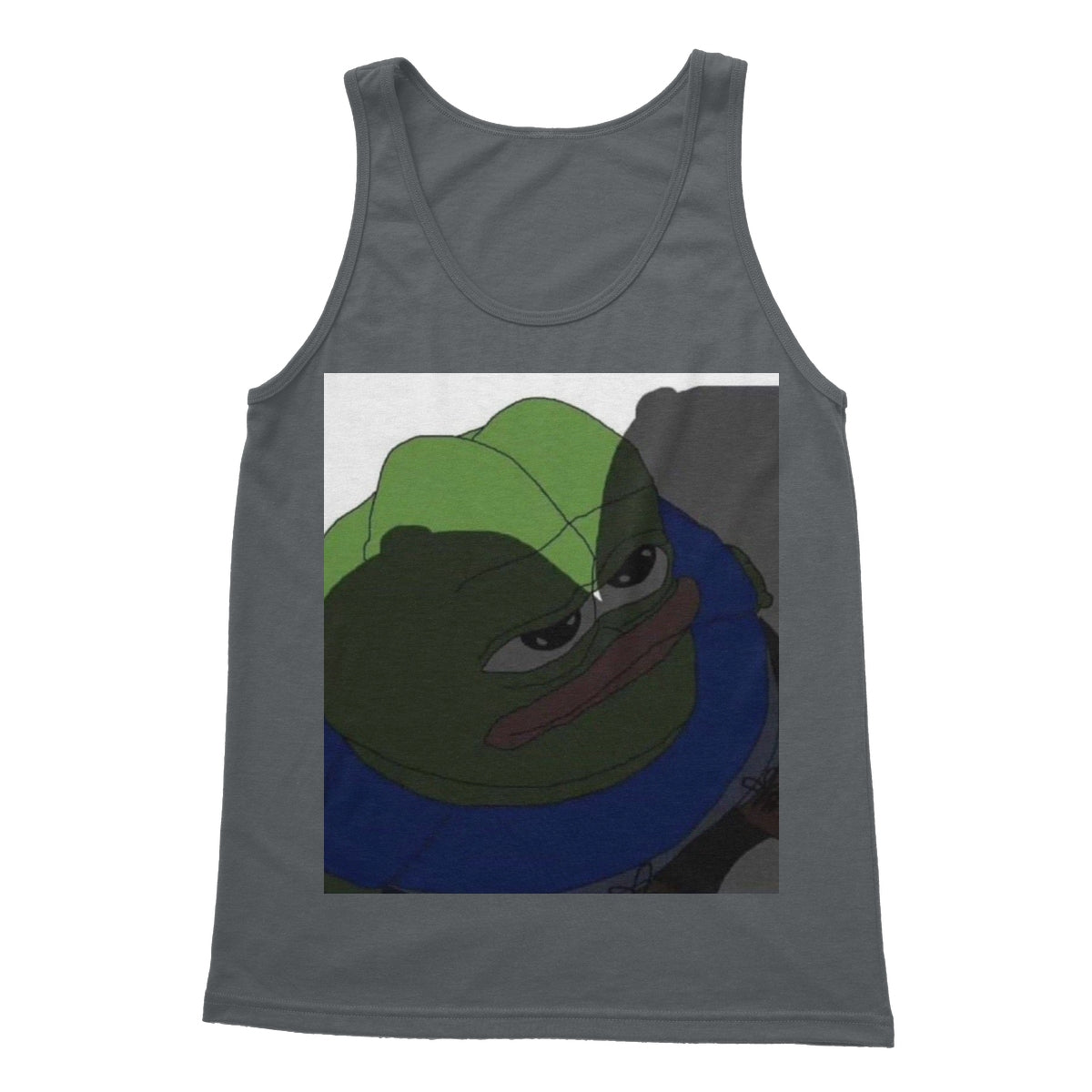 Pepe Ready For War Softstyle Tank Top Apparel Prodigi S Charcoal