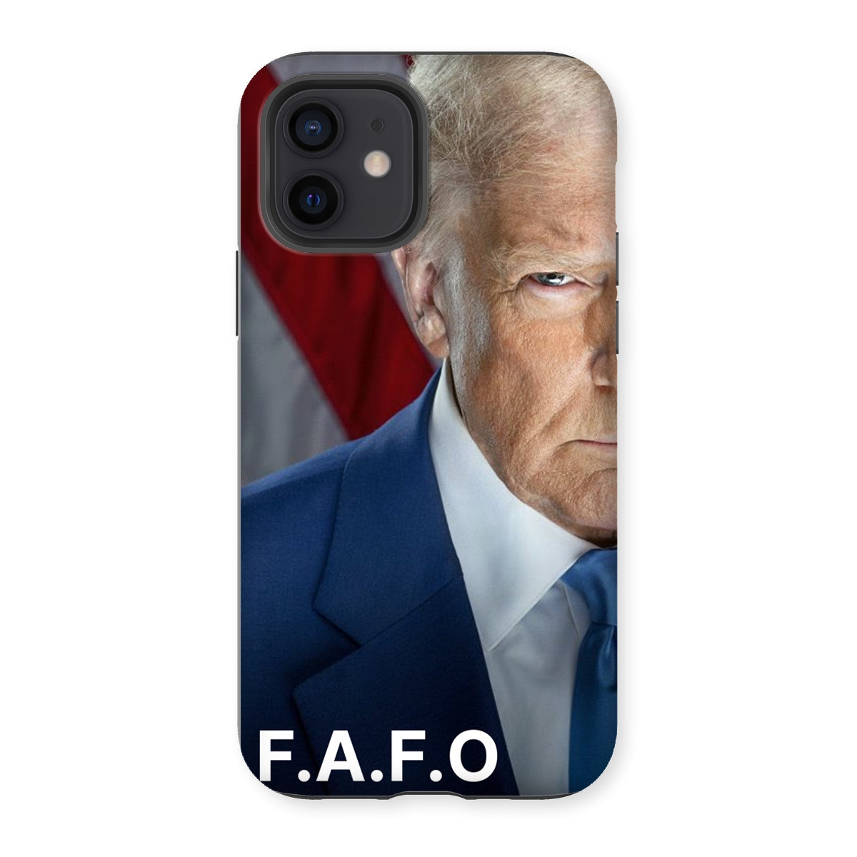 DONALD TRUMP - FAFO Tough Phone Case Phone & Tablet Cases Prodigi iPhone 12 Gloss