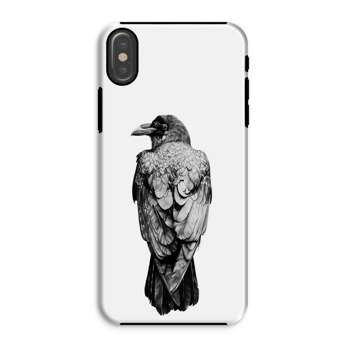 High-Definition Raven Tough Phone Case Phone & Tablet Cases Prodigi iPhone XS Gloss 