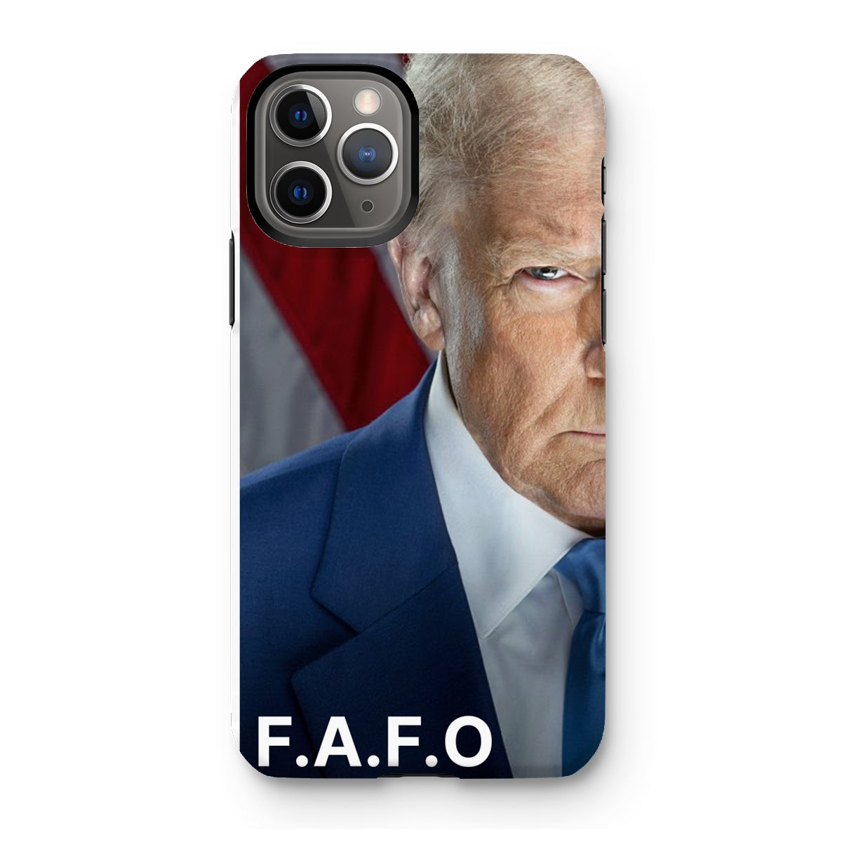 DONALD TRUMP - FAFO Tough Phone Case Phone & Tablet Cases Prodigi iPhone 11 Pro Gloss