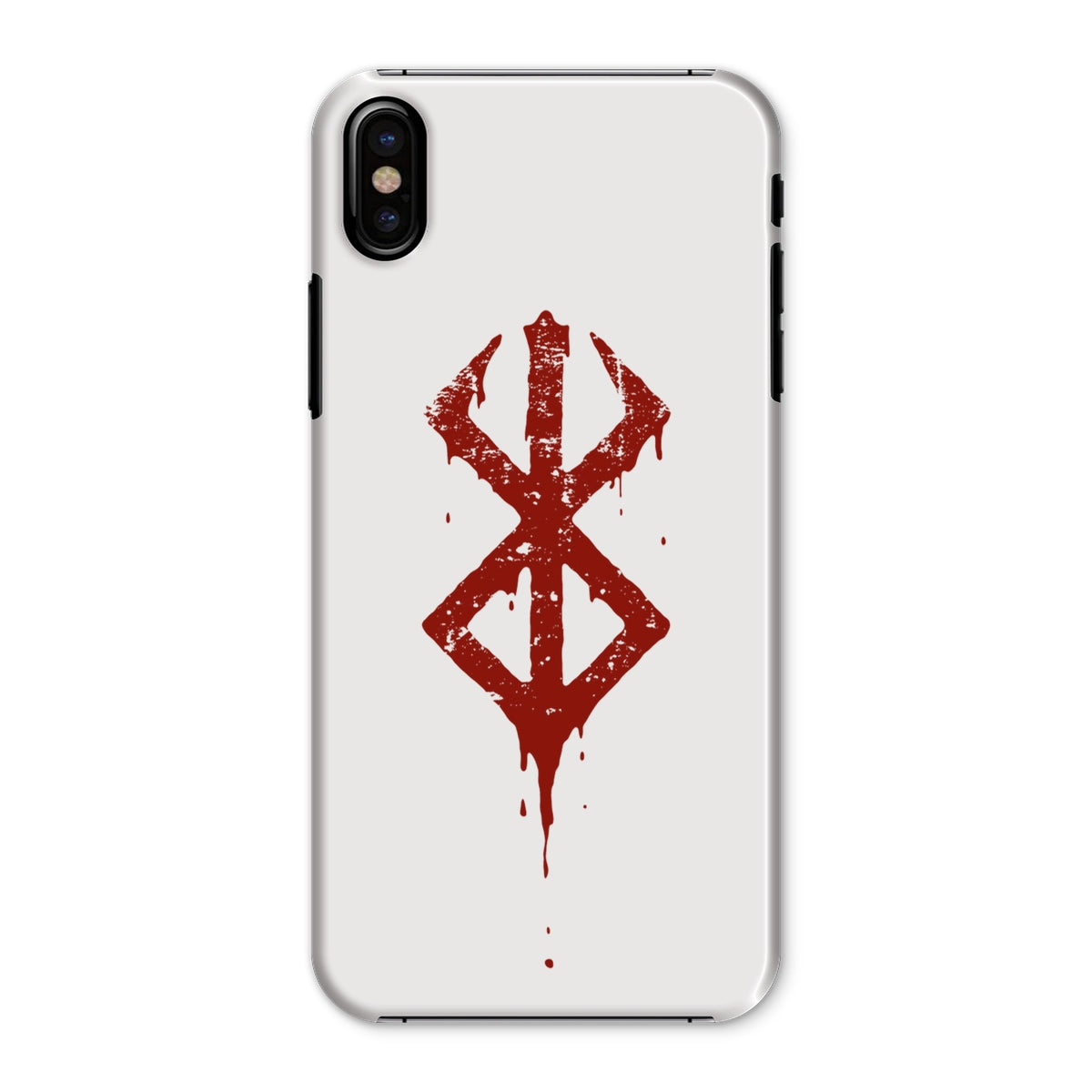 Red Blood Brand of Sacrifice - Berserk Snap Phone Case Phone & Tablet Cases Prodigi iPhone X Gloss 