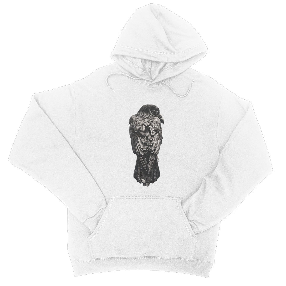 The Designation of The Raven College Hoodie Apparel Prodigi XS Arctic White 