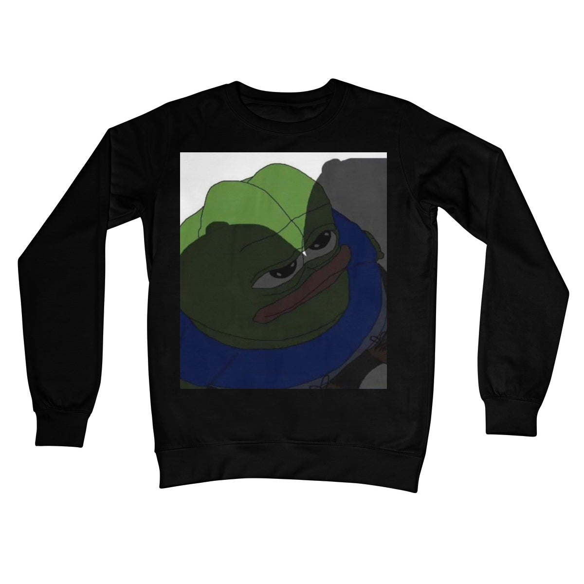 Pepe Ready For War Crew Neck Sweatshirt Apparel Prodigi S Jet Black