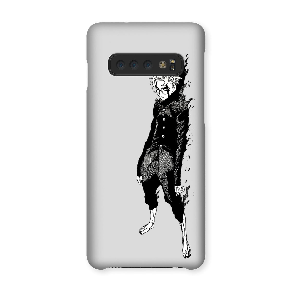 Dandadan: Turbo Granny Transformation Black & White Snap Phone Case Phone & Tablet Cases Prodigi Samsung Galaxy S10 Gloss