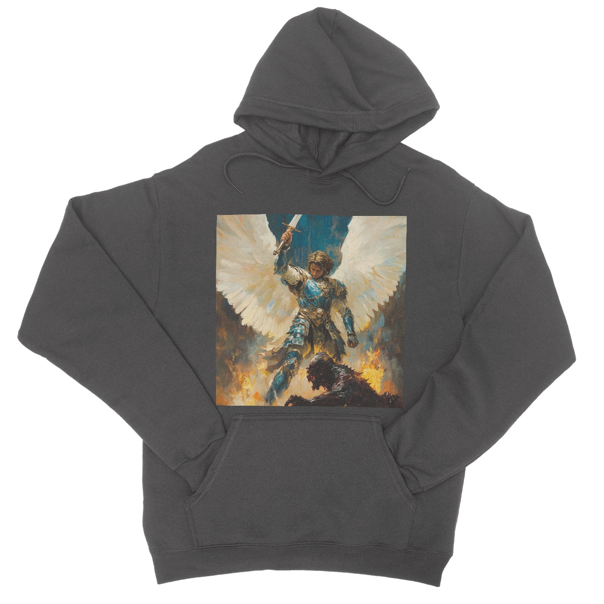 Angelic Defender College Hoodie Apparel Prodigi S Charcoal