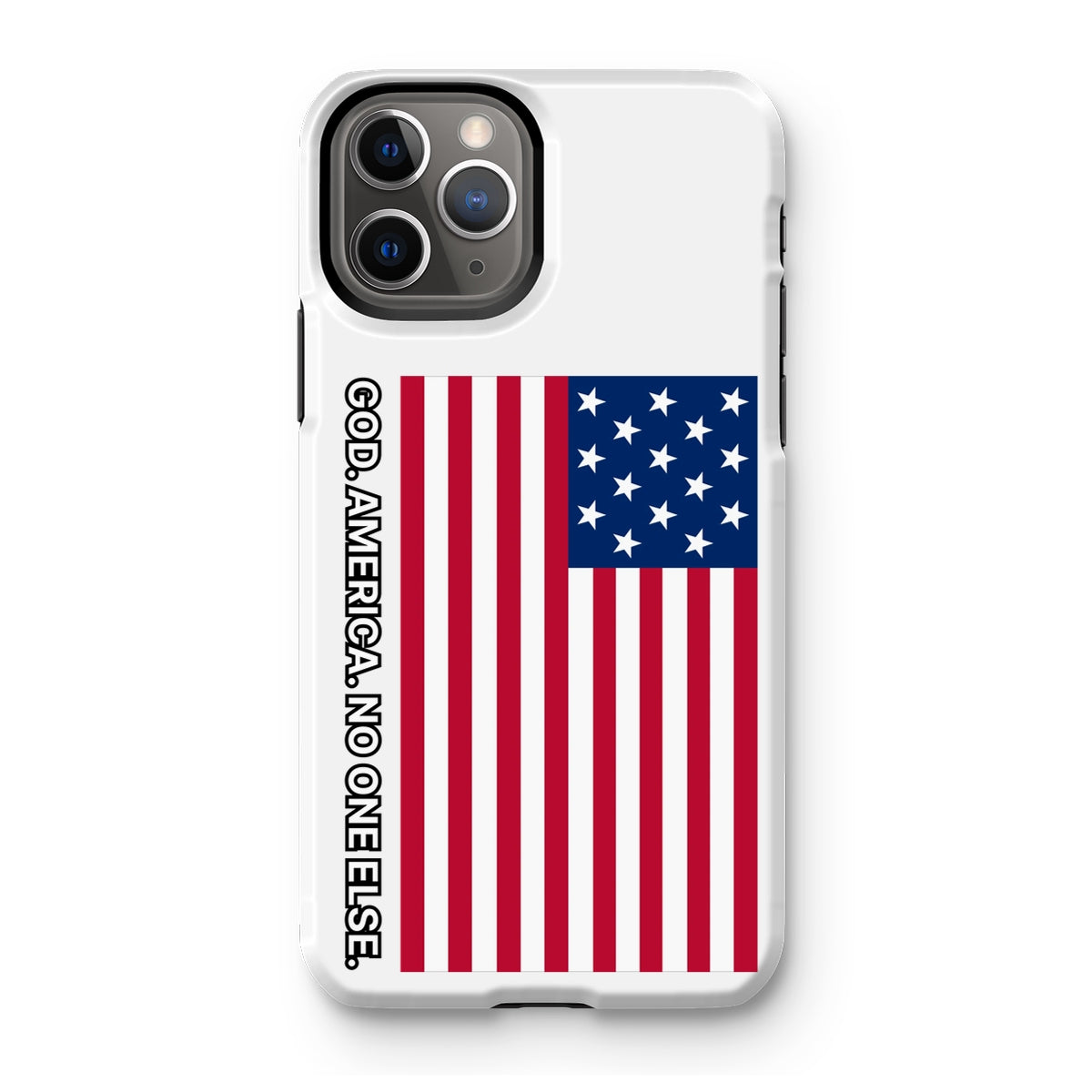 GOD. AMERICA. NO ONE ELSE. Tough Phone Case Phone & Tablet Cases Prodigi iPhone 11 Pro Gloss