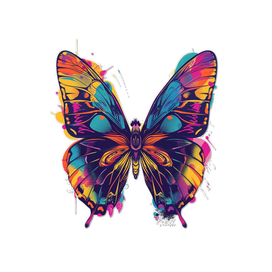 Tye-dye  Butterfly Tattoo (Temporary) Tattoos Prodigi 2"x3"  