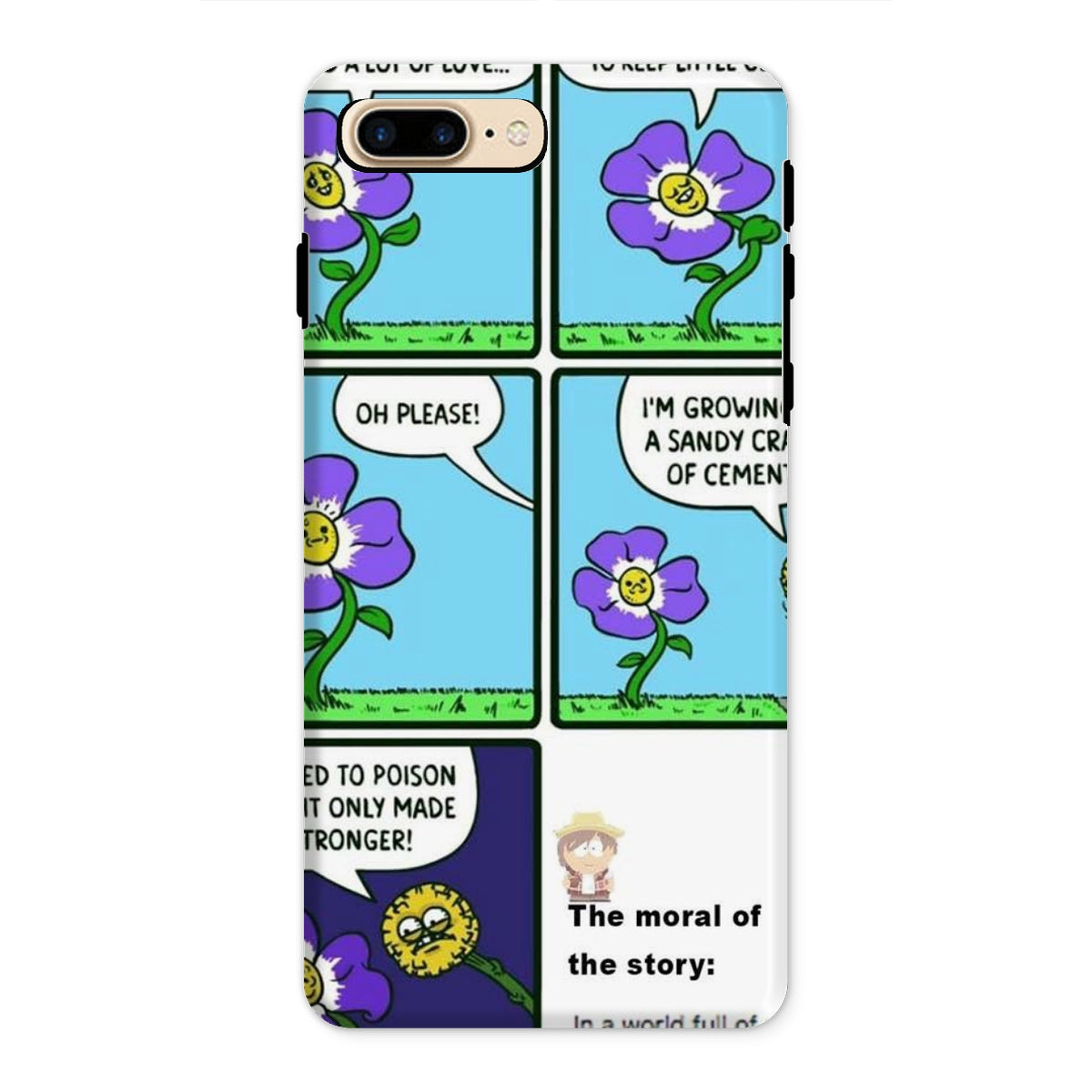 Be A Dandelion Meme Tough Phone Case Phone & Tablet Cases Prodigi iPhone 8 Plus Gloss