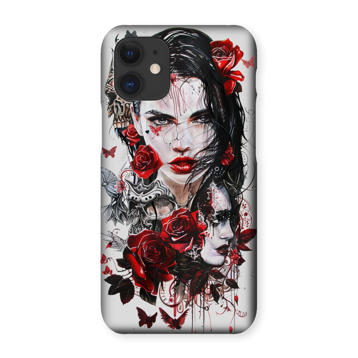 Lady of the Dead - Dia de los muertos - Halloween Snap Phone Case Phone & Tablet Cases Prodigi iPhone 12 Mini Gloss 