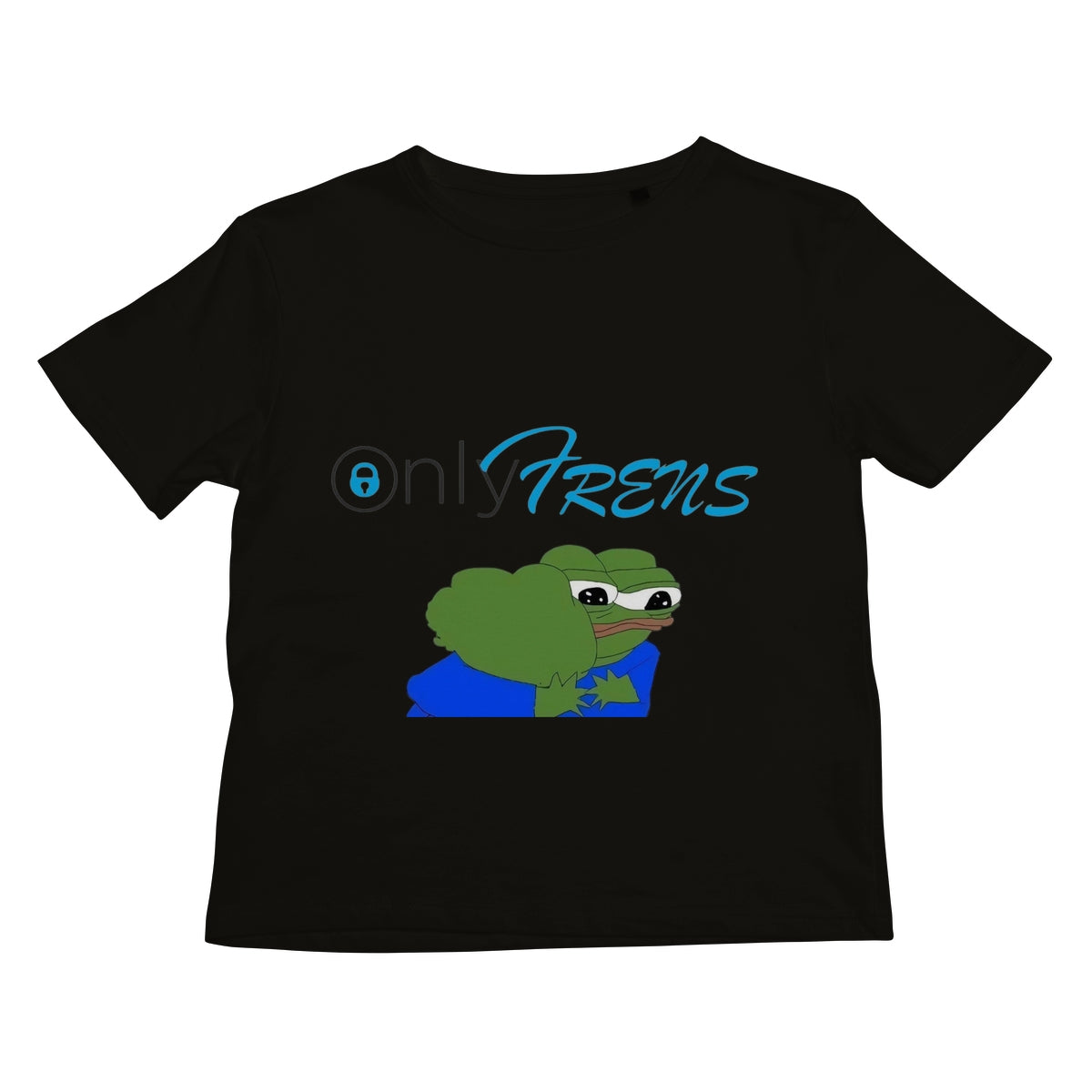 ONLY FRENS - GM PEPE FROG Kids T-Shirt Apparel Prodigi