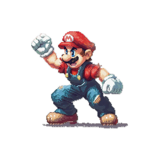 Mario Lifts Temporary Tattoo Tattoos Prodigi 2"x3"  