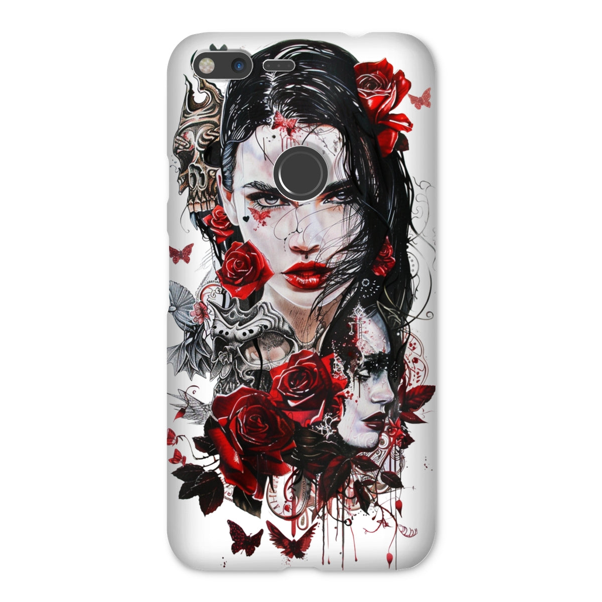 Lady of the Dead - Dia de los muertos - Halloween Snap Phone Case Phone & Tablet Cases Prodigi Google Pixel XL Gloss 