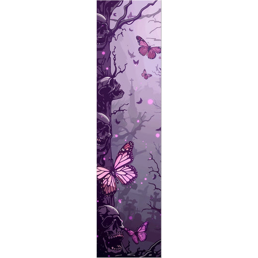 The Lively Forest Vertical Art Strip Butterfly Tattoo (Temporary) Tattoos Prodigi 2"x3"  