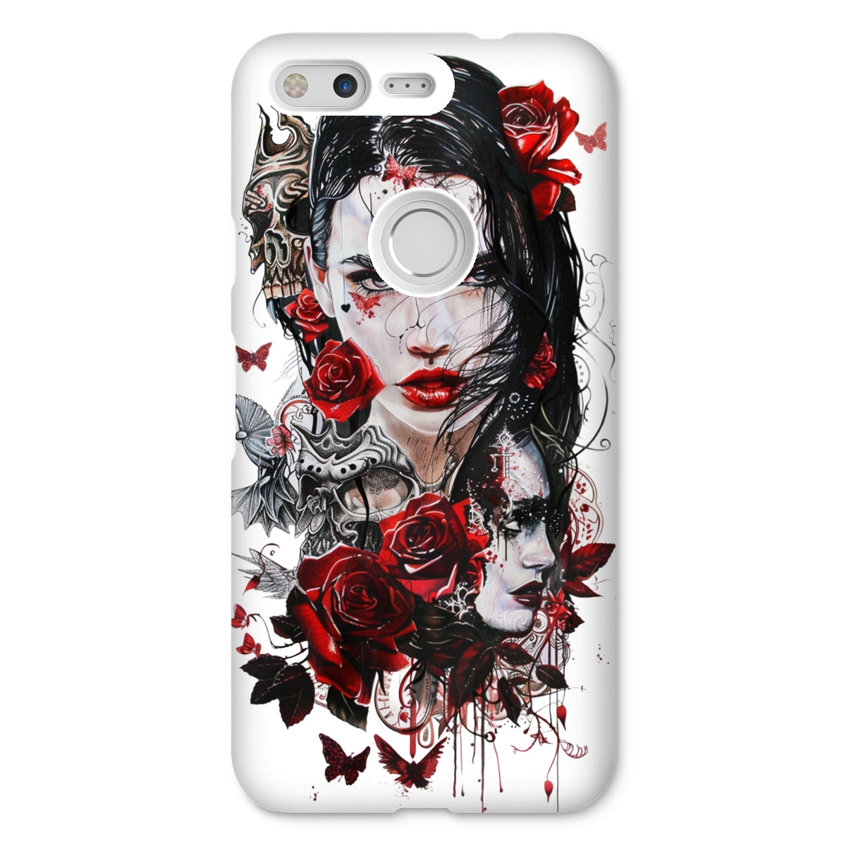 Lady of the Dead - Dia de los muertos - Halloween Snap Phone Case Phone & Tablet Cases Prodigi Google Pixel Gloss 