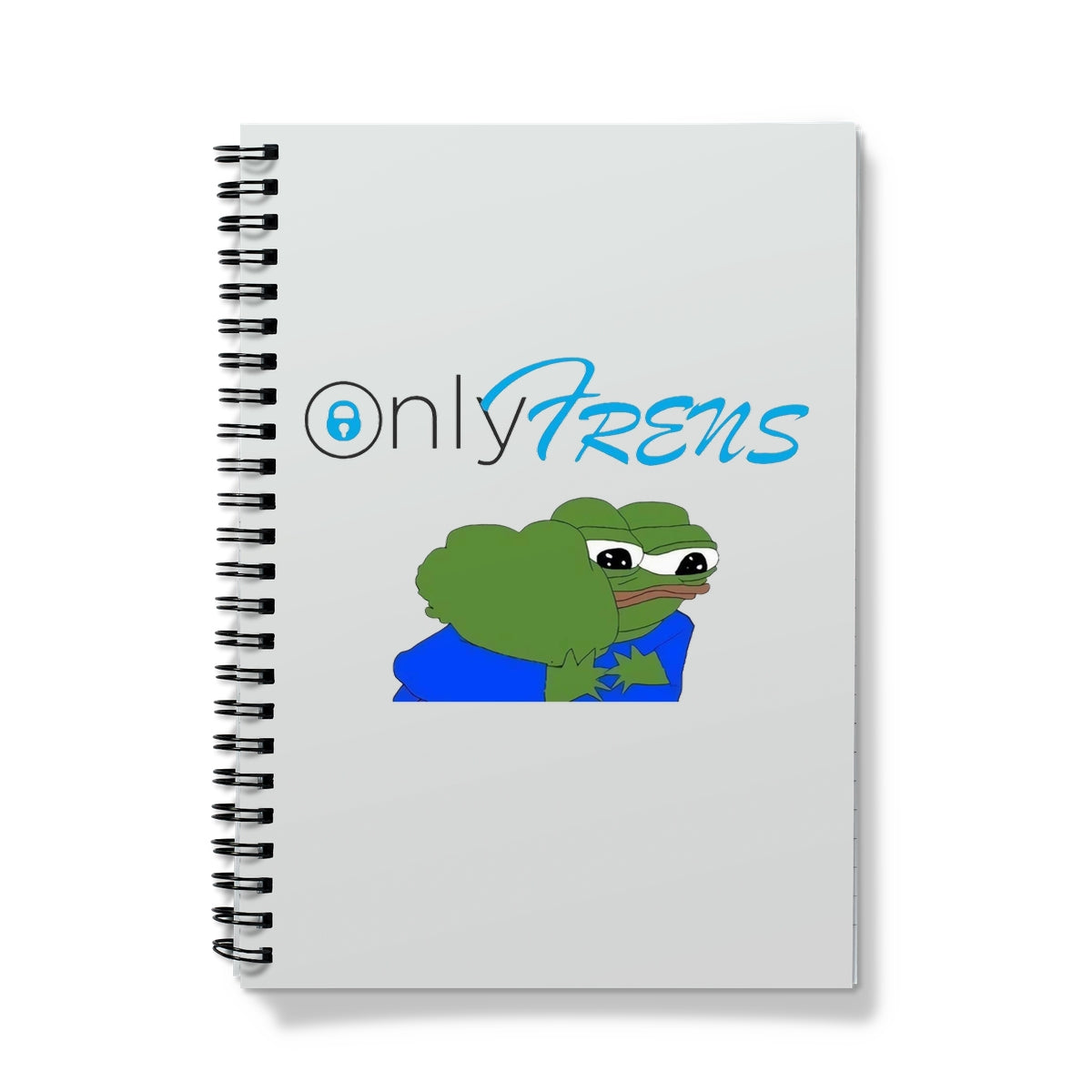 ONLY FRENS - GM PEPE FROG Notebook Stationery Prodigi A4 Graph