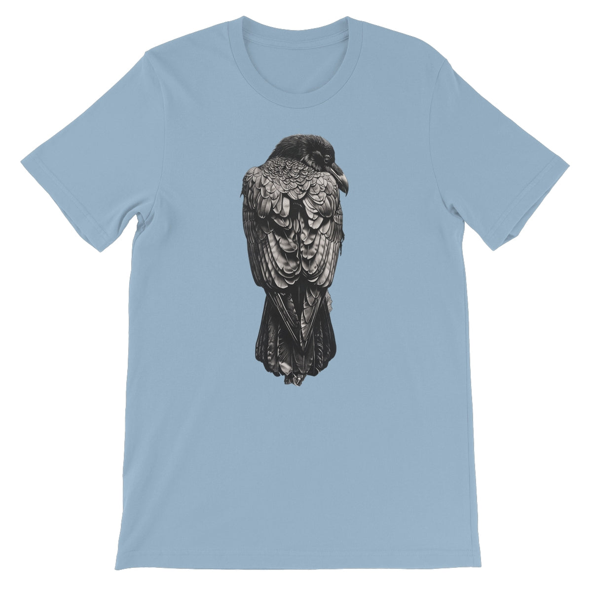 The Designation of The Raven Unisex Short Sleeve T-Shirt Apparel Prodigi S Baby Blue 