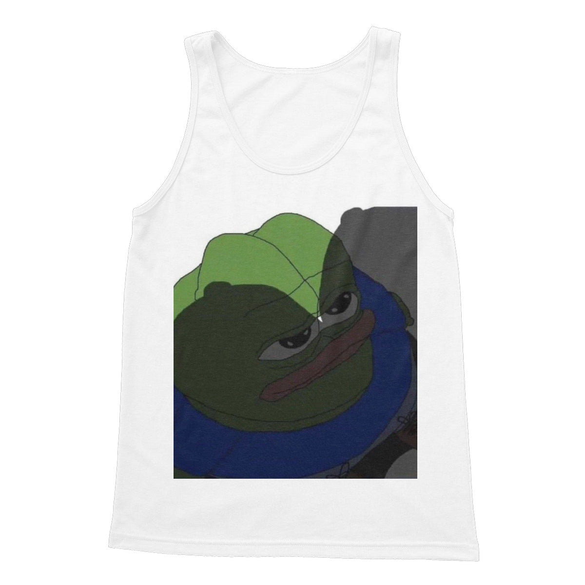 Pepe Ready For War Softstyle Tank Top Apparel Prodigi S White