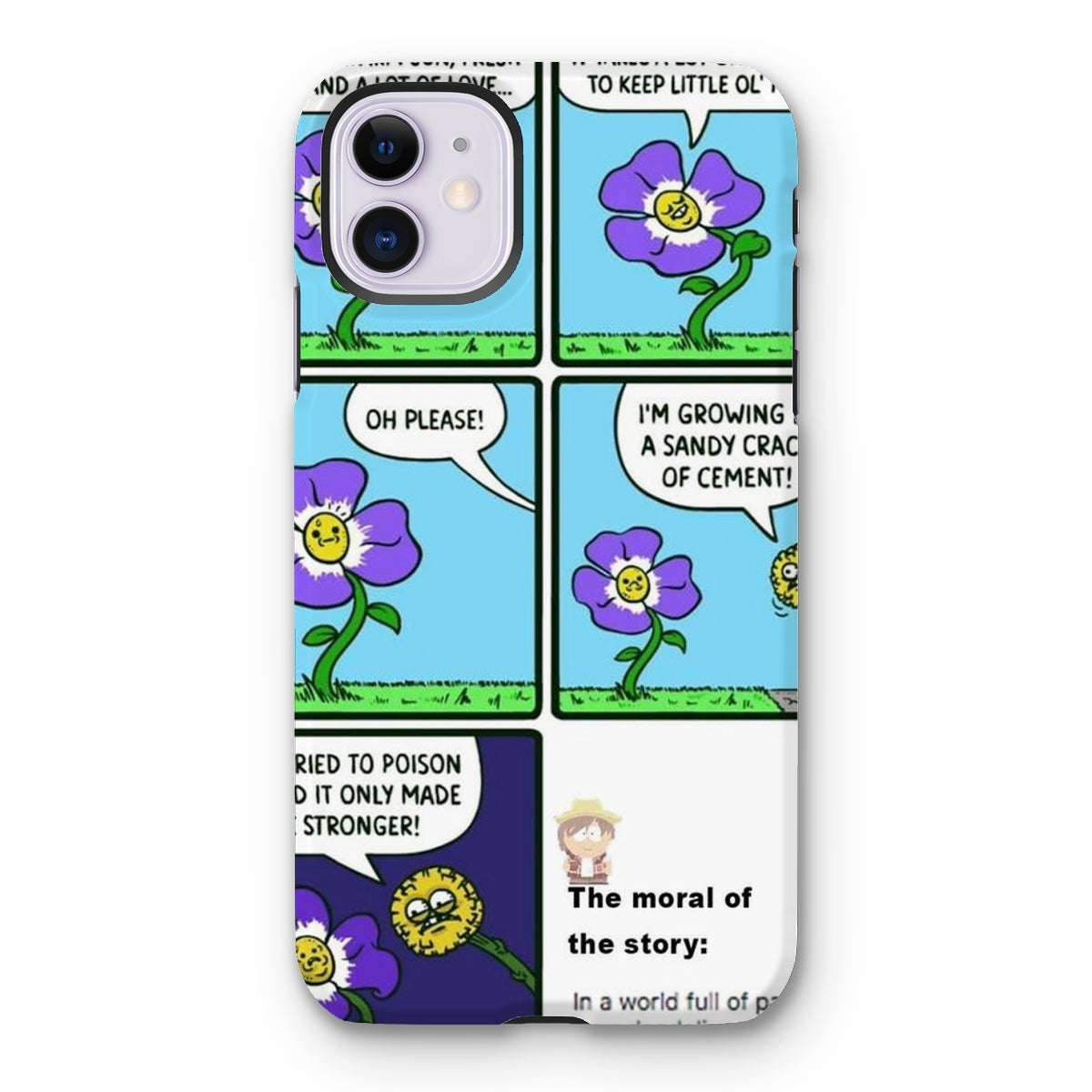 Be A Dandelion Meme Tough Phone Case Phone & Tablet Cases Prodigi iPhone 11 Gloss