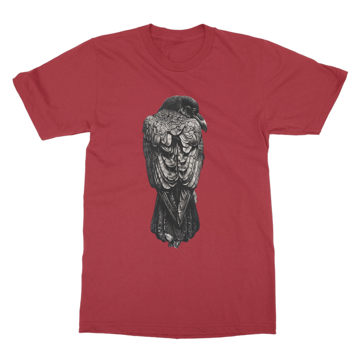 The Designation of The Raven Softstyle T-Shirt Apparel Prodigi S Cherry Red 