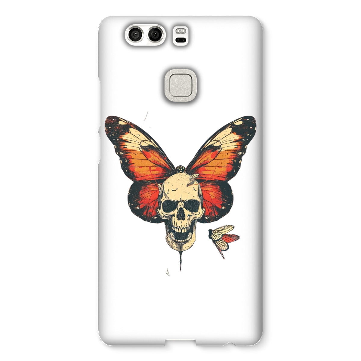 Butterfly With Skeleton Face Snap Phone Case Phone & Tablet Cases Prodigi Huawei P9 Gloss 