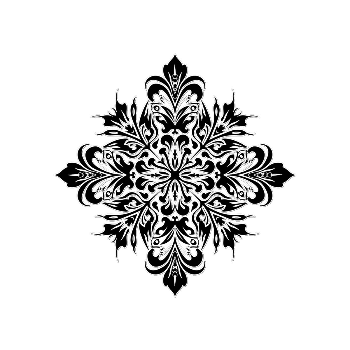 Symmetrical Pattern 3 Temporary Tattoo Tattoos Prodigi 3"x4"  