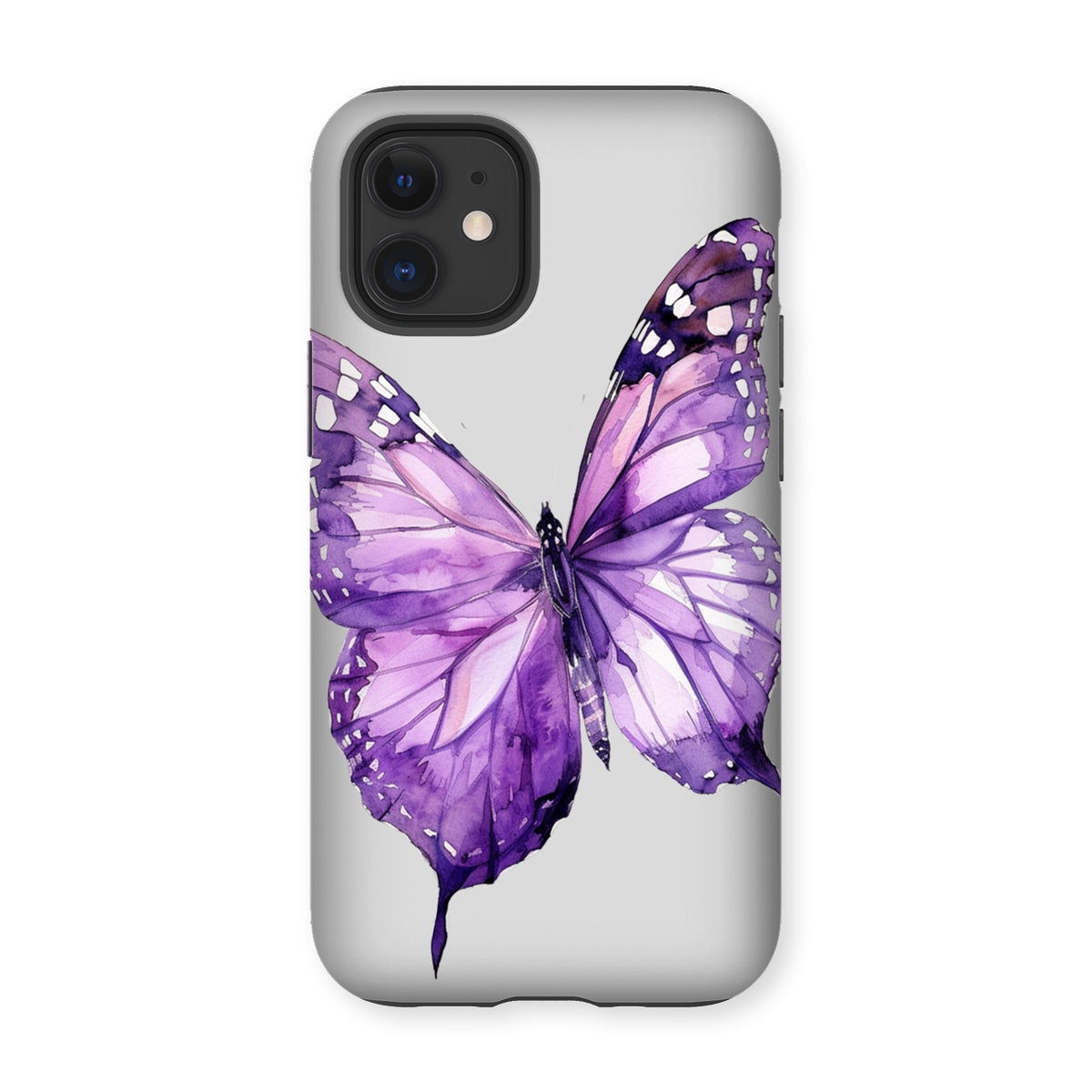 Purple water colors  Tough Phone Case Phone & Tablet Cases Prodigi iPhone 12 Mini Gloss 