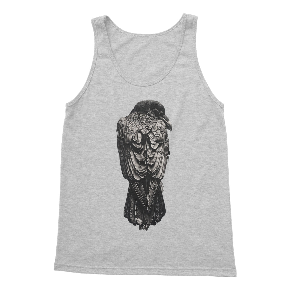 The Designation of The Raven Softstyle Tank Top Apparel Prodigi S Sports Grey 