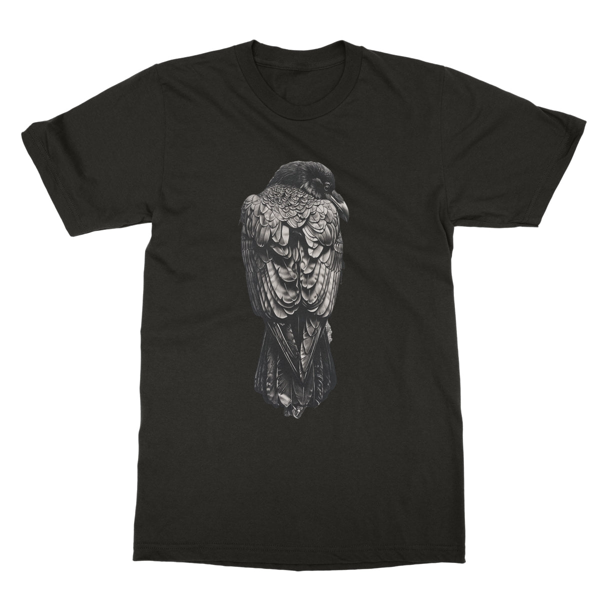 The Designation of The Raven Softstyle T-Shirt Apparel Prodigi S Dark Chocolate 