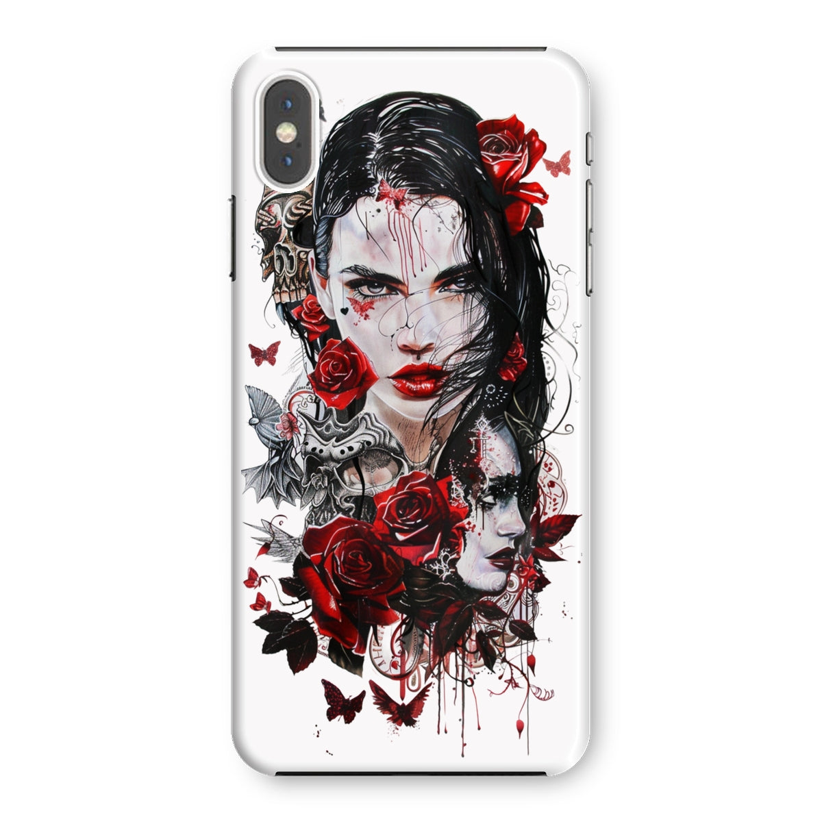 Lady of the Dead - Dia de los muertos - Halloween Snap Phone Case Phone & Tablet Cases Prodigi iPhone XS Max Gloss 