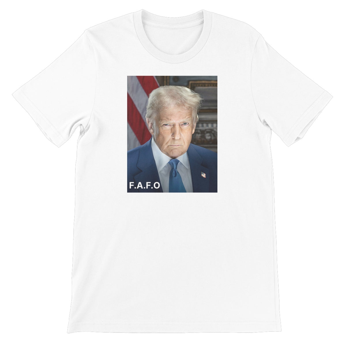 DONALD TRUMP - FAFO Unisex Short Sleeve T-Shirt Apparel Prodigi S White