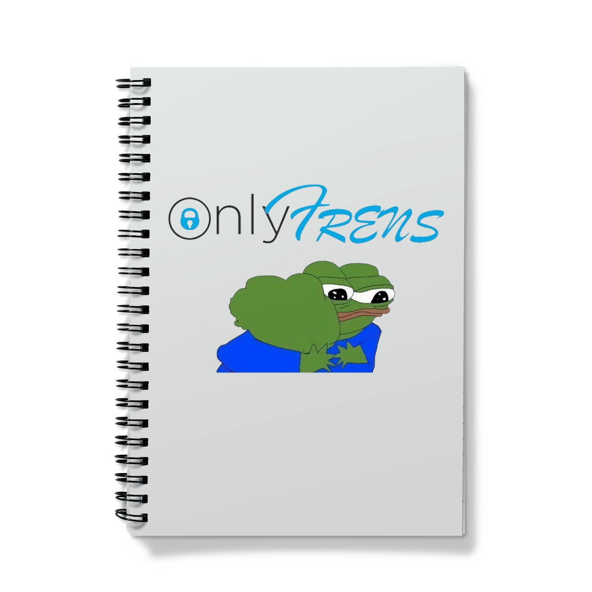 ONLY FRENS - GM PEPE FROG Notebook Stationery Prodigi A5 Graph