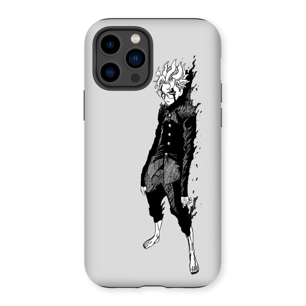 Dandadan: Turbo Granny Transformation Black & White Tough Phone Case Phone & Tablet Cases Prodigi iPhone 14 Pro Gloss