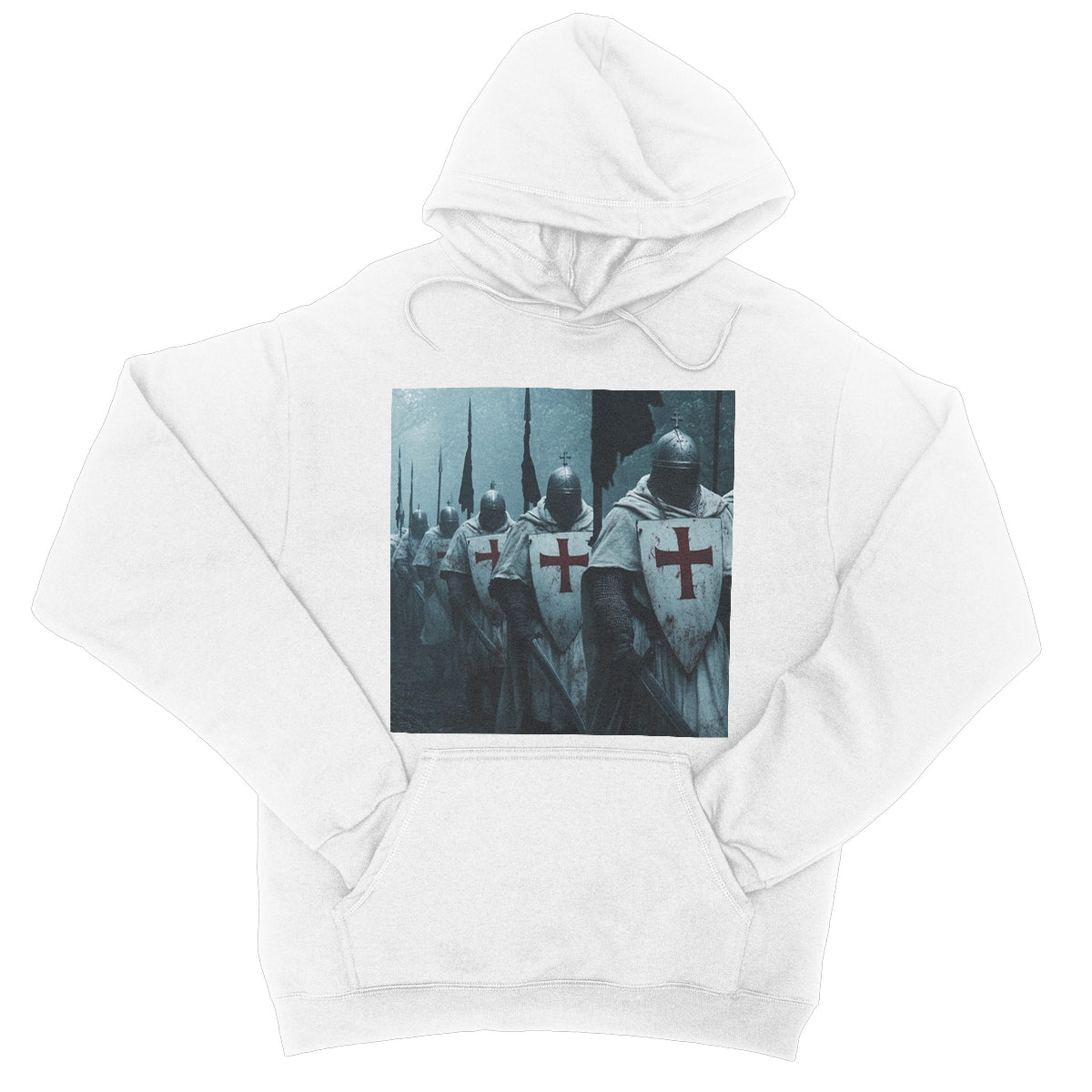 The Crusades 2.0 - V1 College Hoodie Apparel Prodigi XS Arctic White