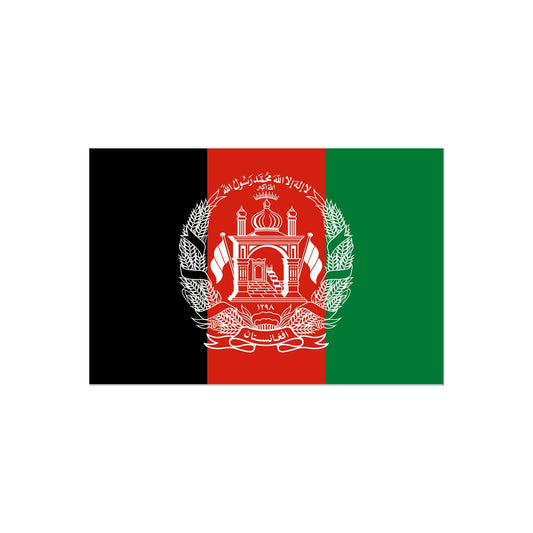 Afghanistan Flag Tattoo (Temporary) Tattoos Prodigi 2"x3"  