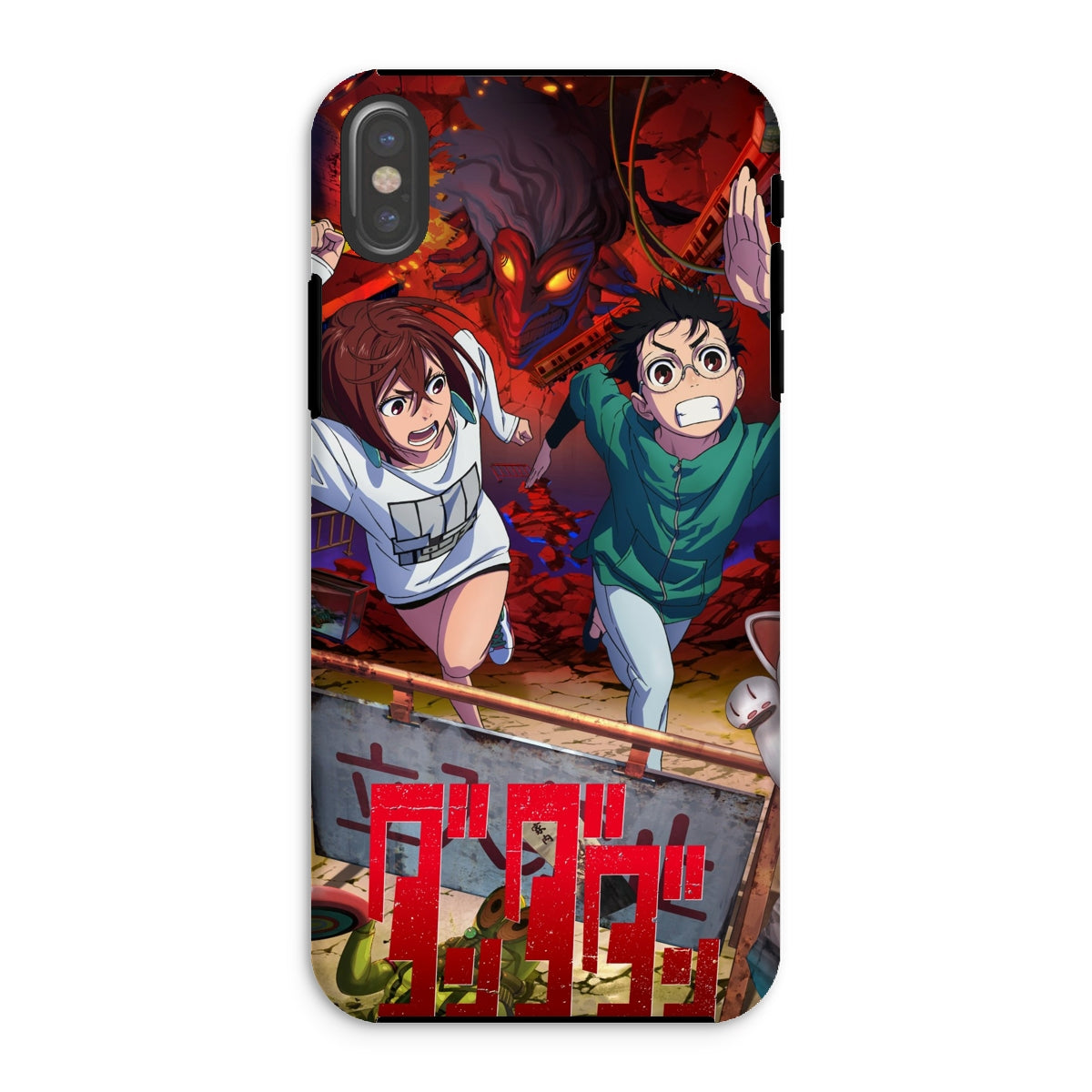 Dandadan Anime Fan Art Tough Phone Case Phone & Tablet Cases Prodigi iPhone XS Gloss 