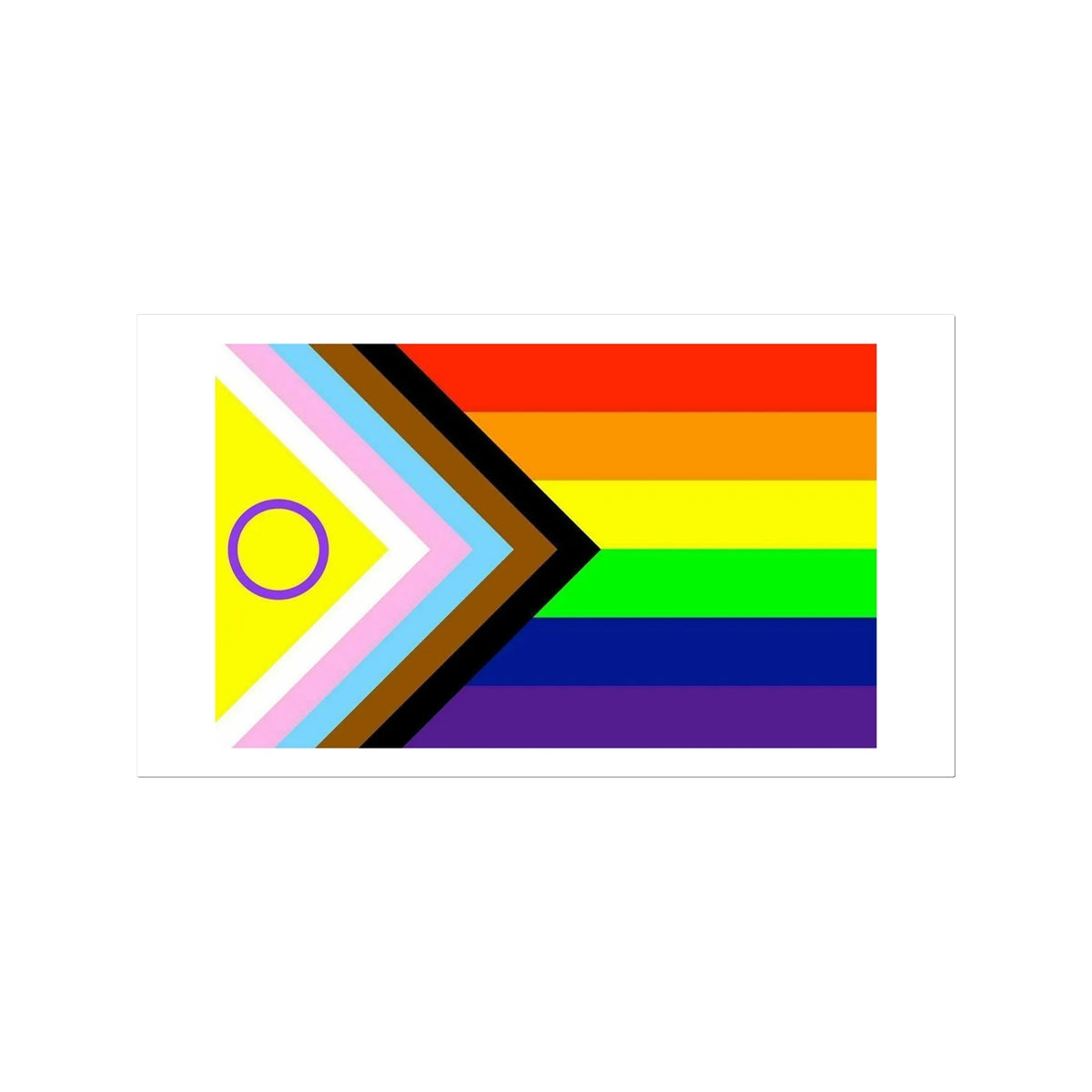 Pride Flag Tattoo (Temporary) Tattoos Prodigi 3"x4"  