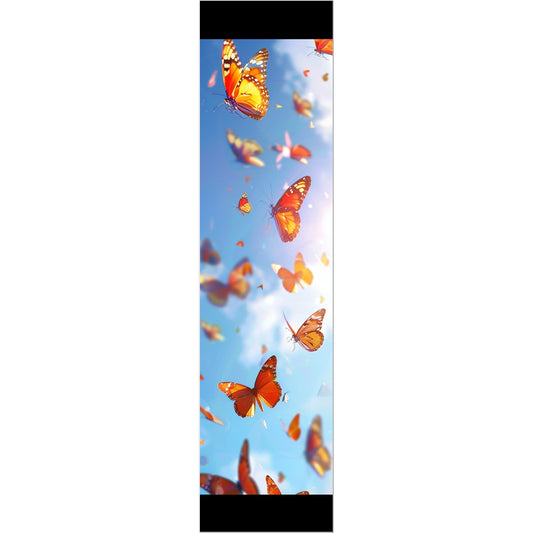 A Fire In The Sky Vertical Art Strip Butterfly Tattoo (Temporary) Tattoos Prodigi 2"x3"  