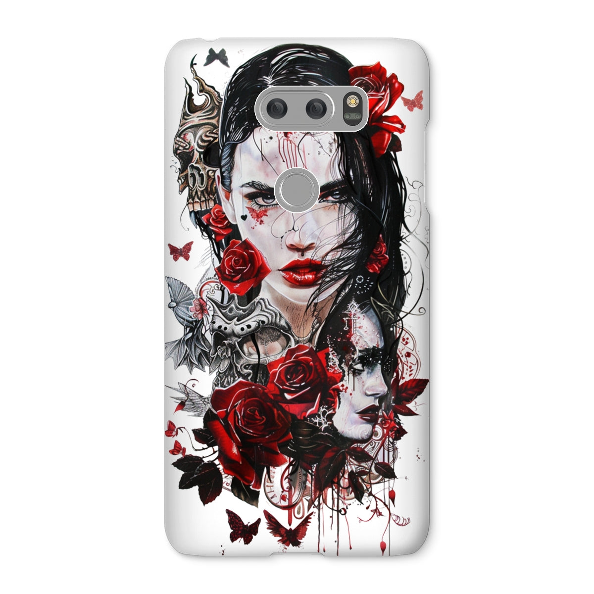 Lady of the Dead - Dia de los muertos - Halloween Snap Phone Case Phone & Tablet Cases Prodigi LG V30 Gloss 