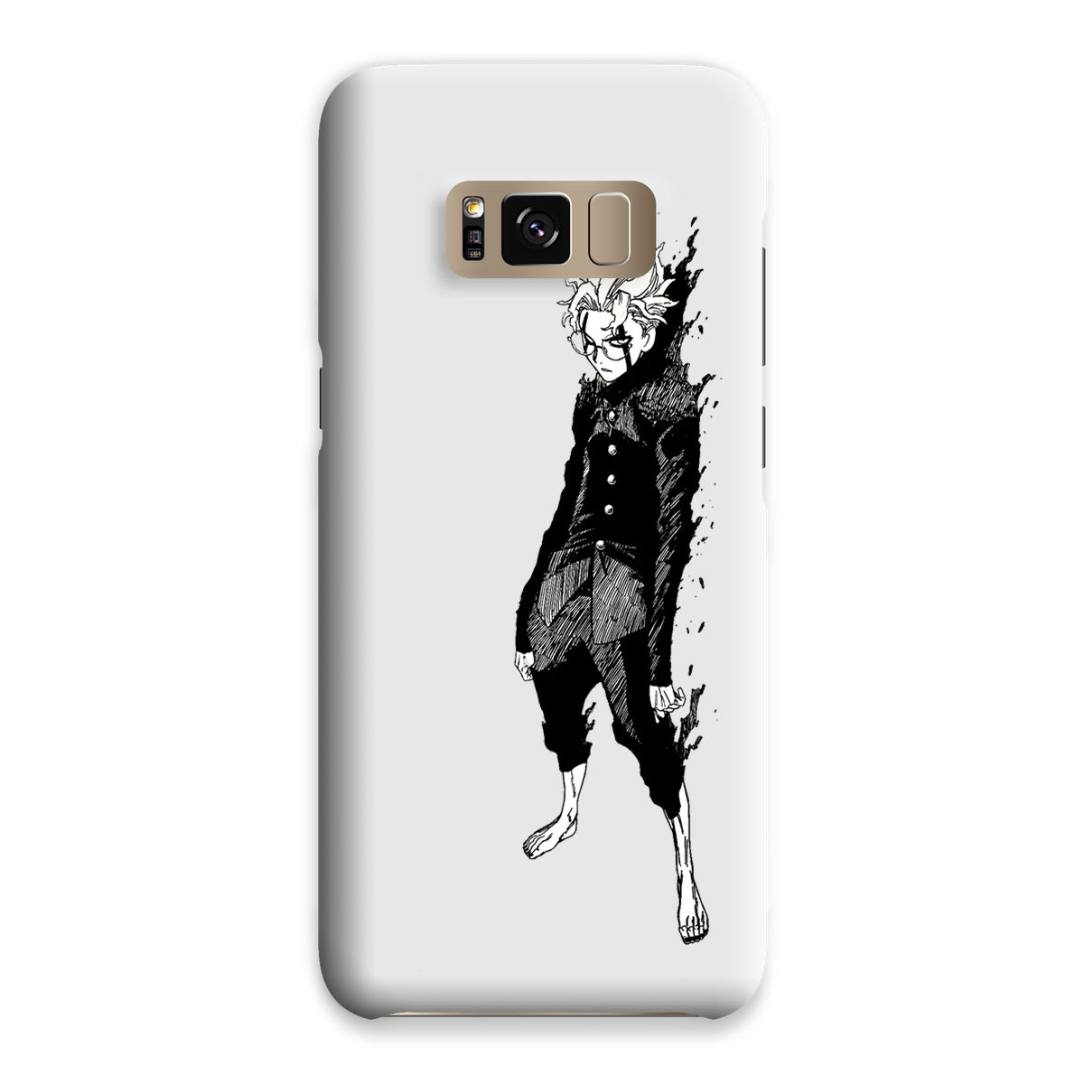 Dandadan: Turbo Granny Transformation Black & White Snap Phone Case Phone & Tablet Cases Prodigi Samsung Galaxy S8 Gloss