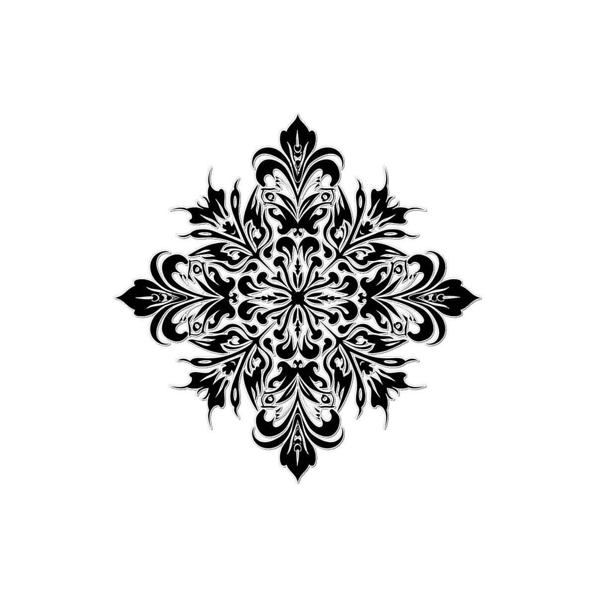 Symmetrical Pattern 3 Temporary Tattoo Tattoos Prodigi 2"x3"  