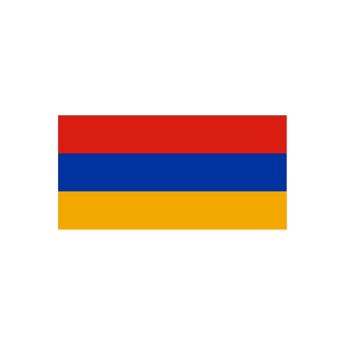 Armenia Flag Tattoo (Temporary) Tattoos Prodigi 4"x6"  