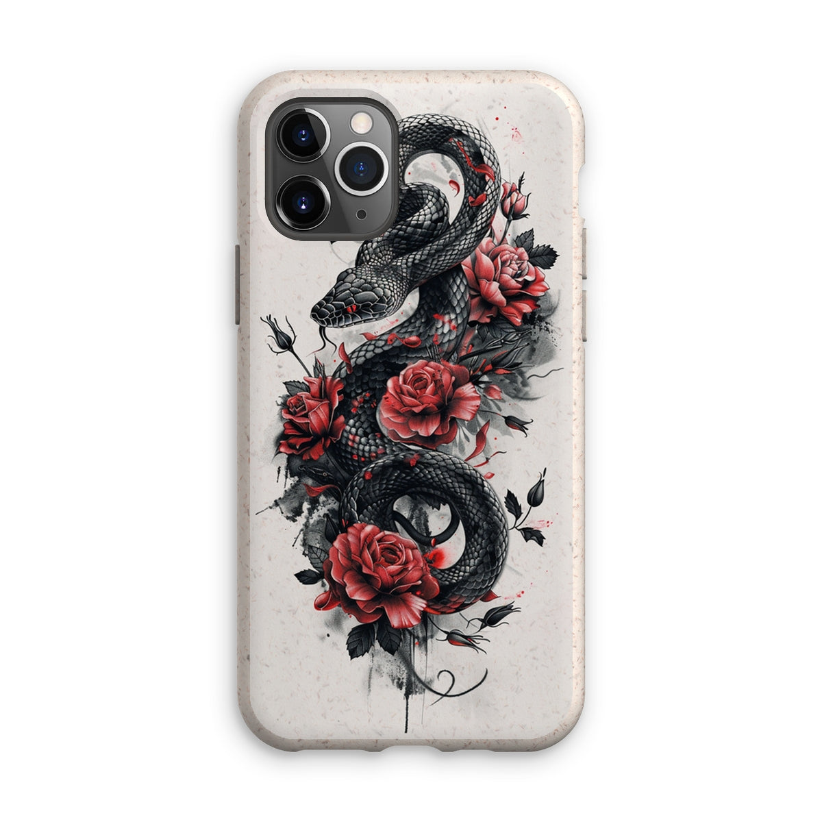 Snake & Roses  Eco Phone Case Phone & Tablet Cases Prodigi iPhone 11 Pro Matte 