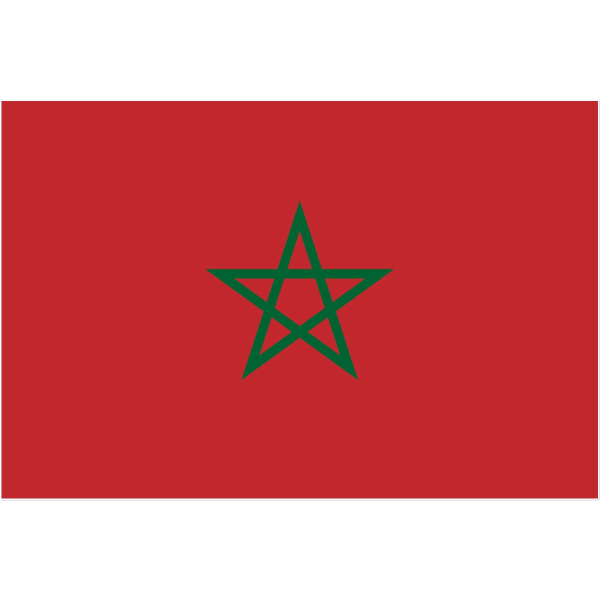 Morocco Flag Tattoo (Temporary) Tattoos Prodigi 12"x12"  