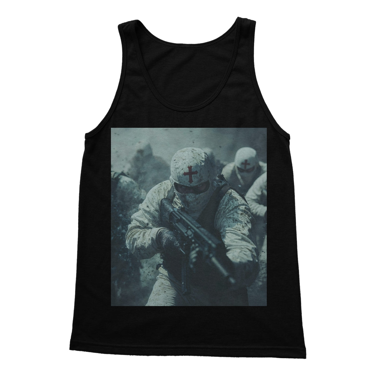 GODS Super Soldiers Softstyle Tank Top Apparel Prodigi S Black