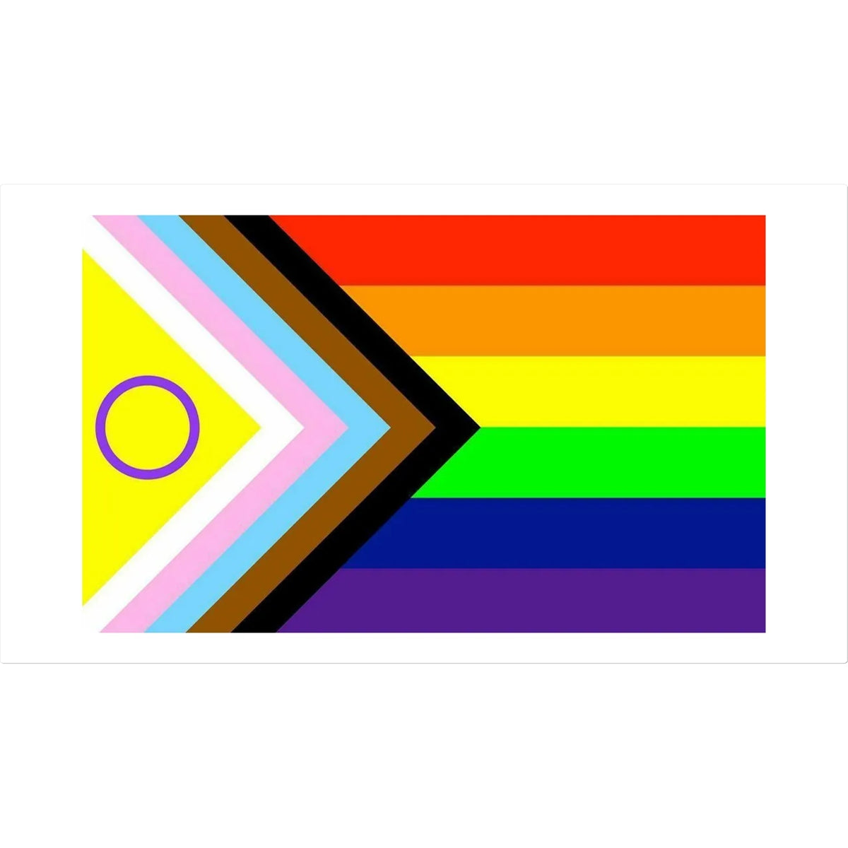 Pride Flag Tattoo (Temporary) Tattoos Prodigi 8"x8"  