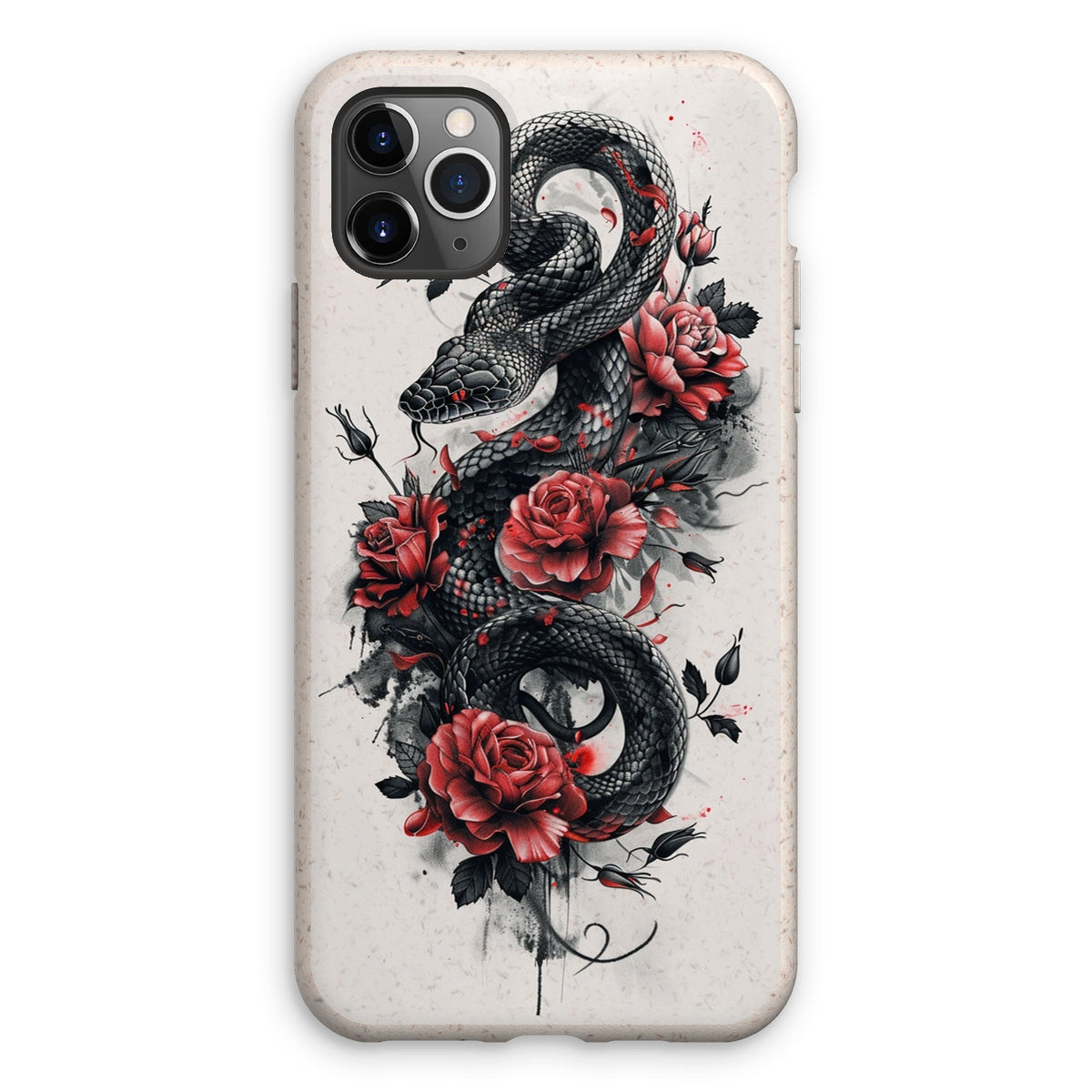 Snake & Roses  Eco Phone Case Phone & Tablet Cases Prodigi iPhone 11 Pro Max Matte 