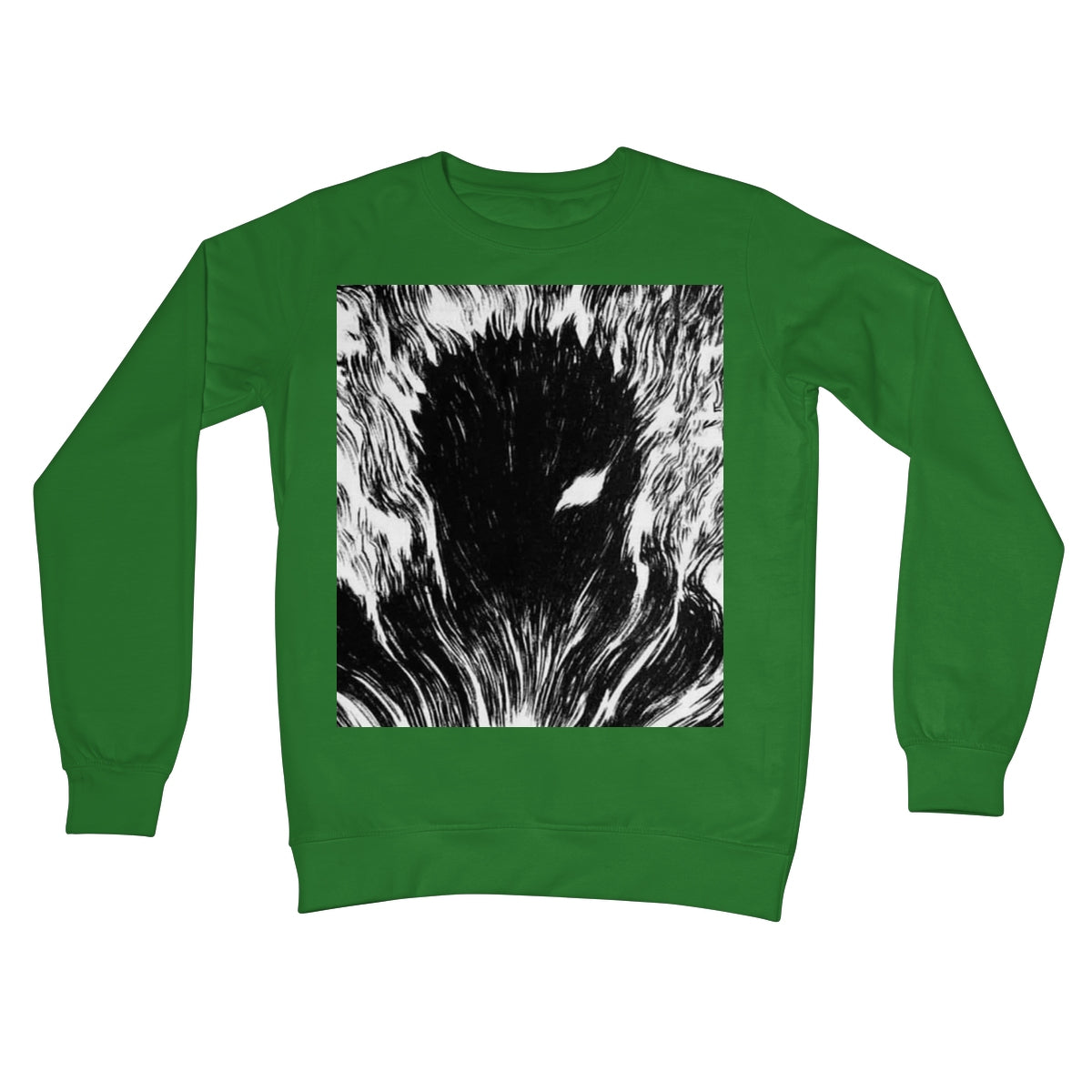 Berserk: Gut's Inner Rage Crew Neck Sweatshirt Apparel Prodigi S Kelly Green